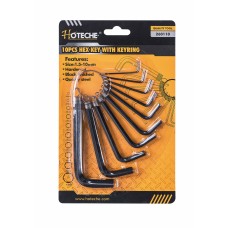 (10Pcs) Juego de Llaves Hexagonales con Llavero