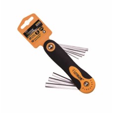 (8Pcs) Juego de Llaves Hexagonales Plegables