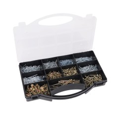 (1365 Pcs) Juego De Tornillos y Clavos Para Madera                                                                       *