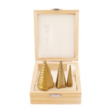 (3 Pcs) Juego de Brocas Escalonada 1/4"-1-3/8"