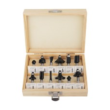 (12Pcs) Juego de Brocas Fresadora de 1/4"