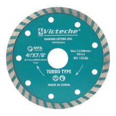 4.5" Disco de Corte de Diamante ( Tipo Turbo) 4.5" Disco de Corte de Diamante ( Tipo Turbo)