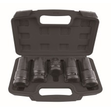 (5 Pcs) Juego métrico de dado de impacto profundo de 1"