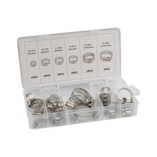 28pcs Conjunto de abrazadera de manguera de tipo americano