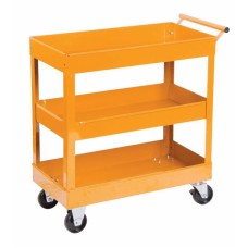 (3 Compart) Carro De Herramientas De Metal Soporta 100 Kg